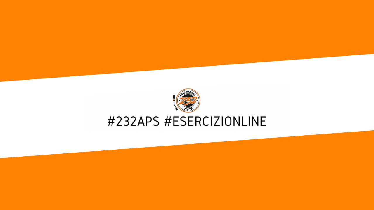Esercizi Rap – Grazie 232 APS!