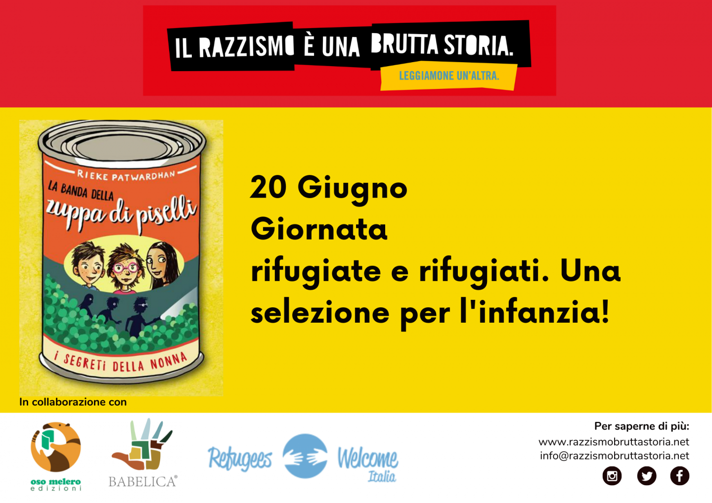 Giornata rifugiate e rifugiati – una selezione per l’infanzia!